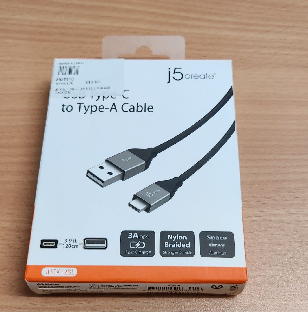 USB Type C to Type-A Cable(J5 create) free gift 2 items of Cable ...