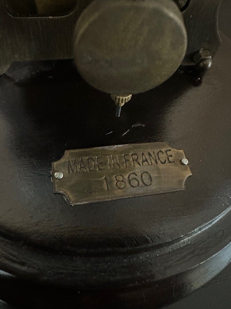 Vintage Skeleton Clock (Glass Dome), Hobbies & Toys, Memorabilia