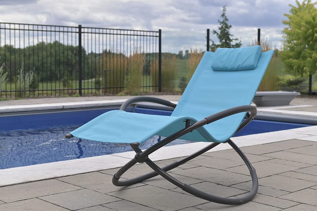 Vivere ORBL1 TT Orbital Lounger Outdoor Rocking Chair True