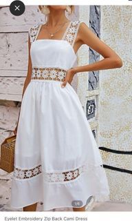 White Eyelet Dress