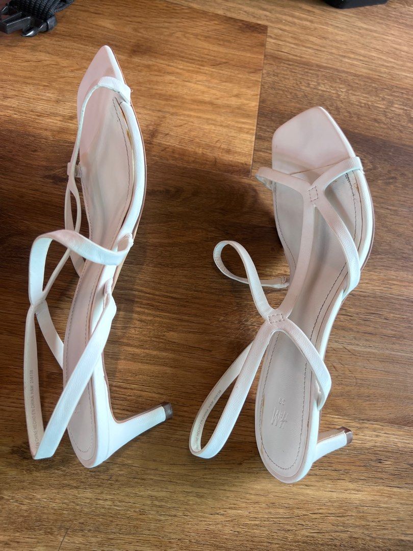H&m white strappy best sale sandals