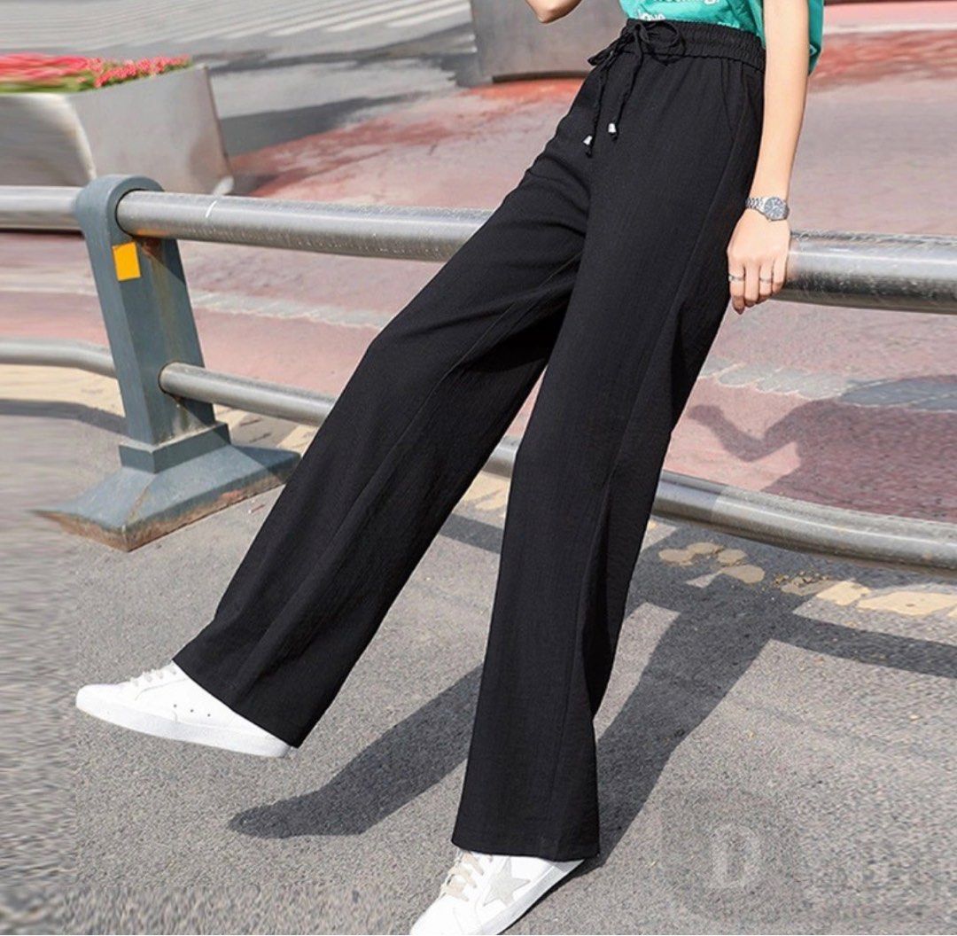 Girls Wide Leg Pants Children Cotton Trousers Summer Thin Loose Knee Length  Teenage Casual Short Pants 5to 14year   AliExpress Mobile