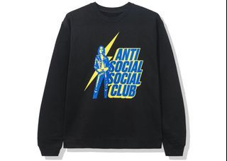 Girls Don't Cry GDC Angel Logo Crewneck Sweatshirt Blue Red, 男裝 
