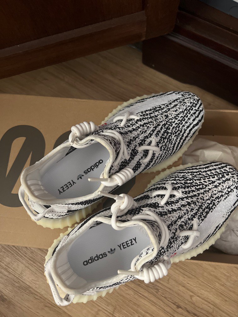yeezy zebra men