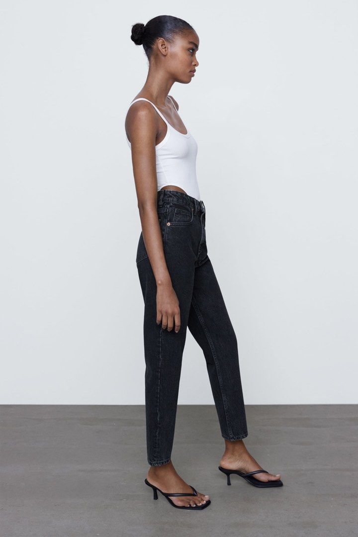 ZARA Mom Jeans Women s Fashion Bottoms Jeans Leggings on