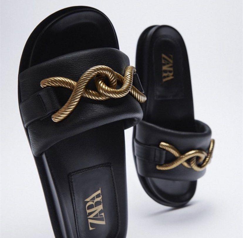 Zara Sandals, Fashion, Wanita di Carousell