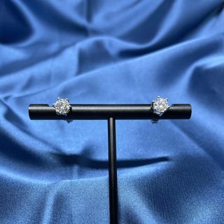 1ct Moissanite Studs with GRA Certificate & Card