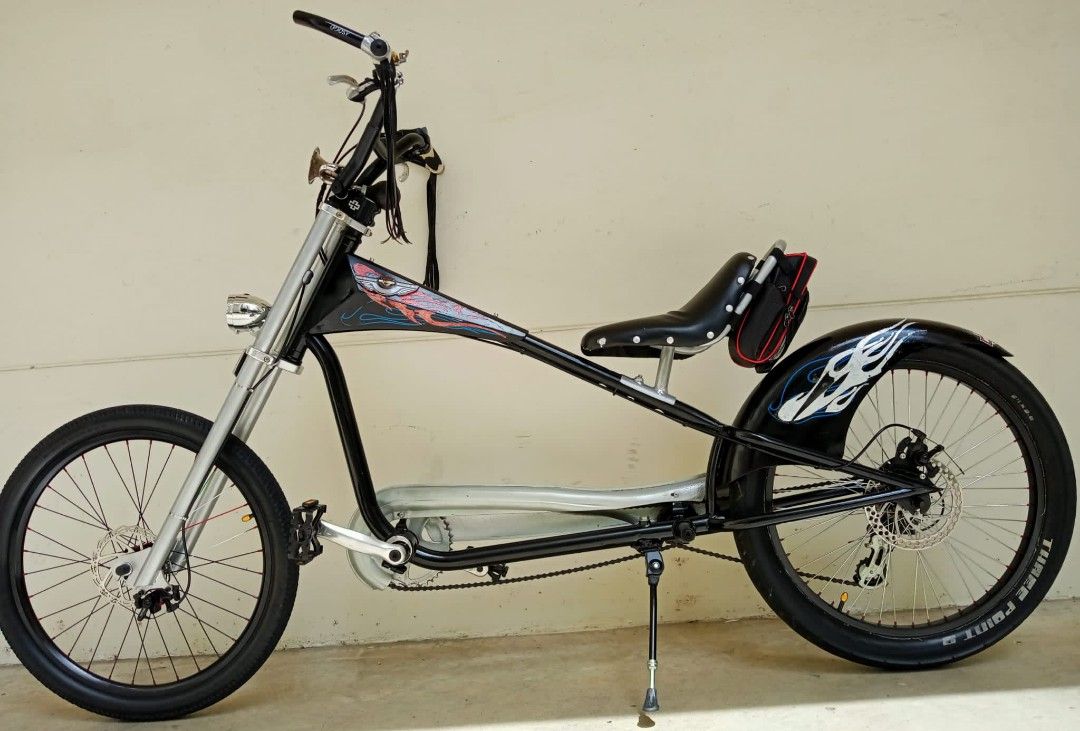 2003 Giant Stiletto chopper bicycle with disc brakes, 7 speed, 24 ...
