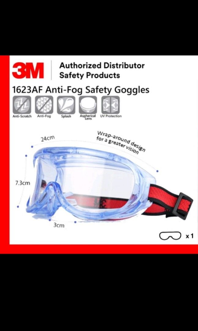 3M safety goggles