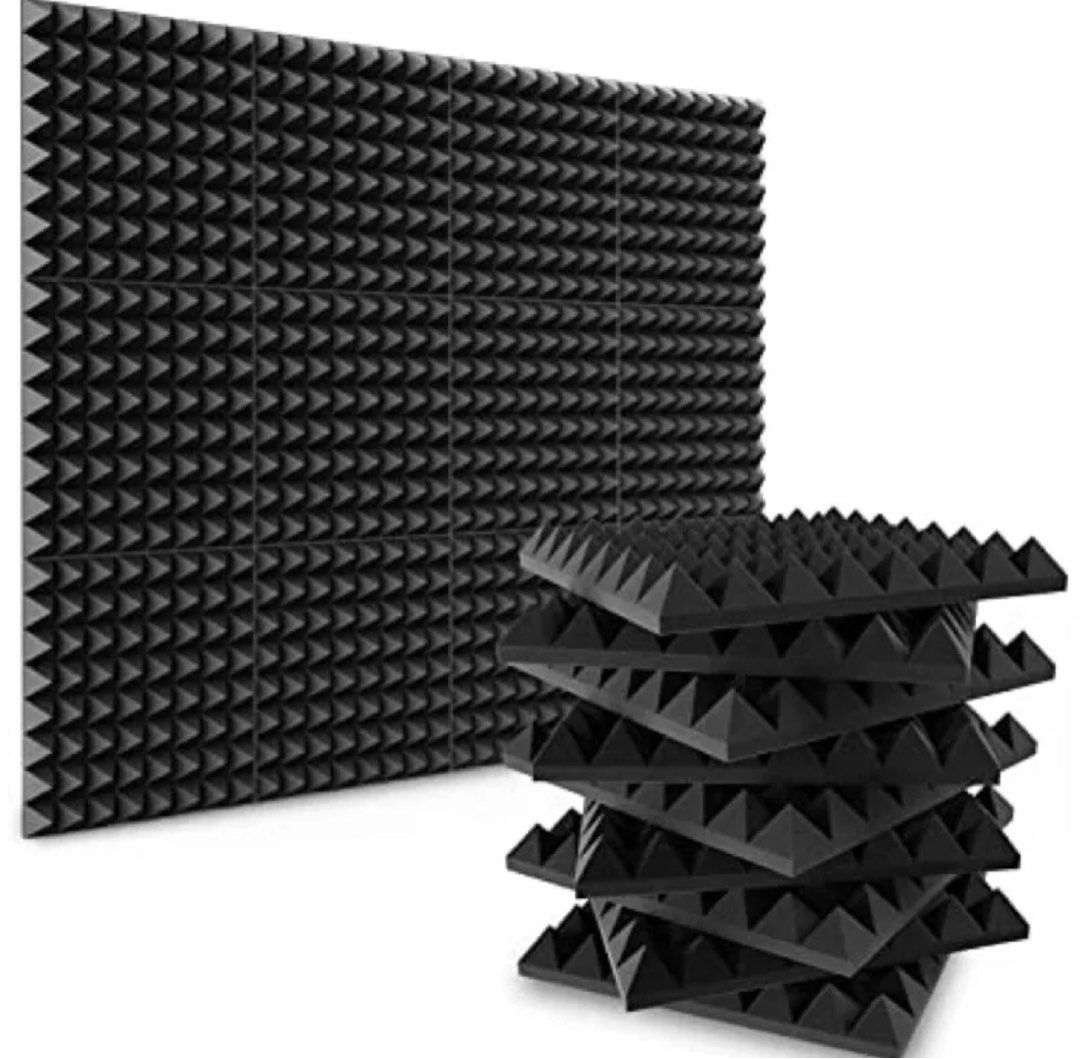 Curated visual reference: Picture Idea: 40Pcs Pyramid Acoustic Foam Begins Acoustic Exclusive High Density