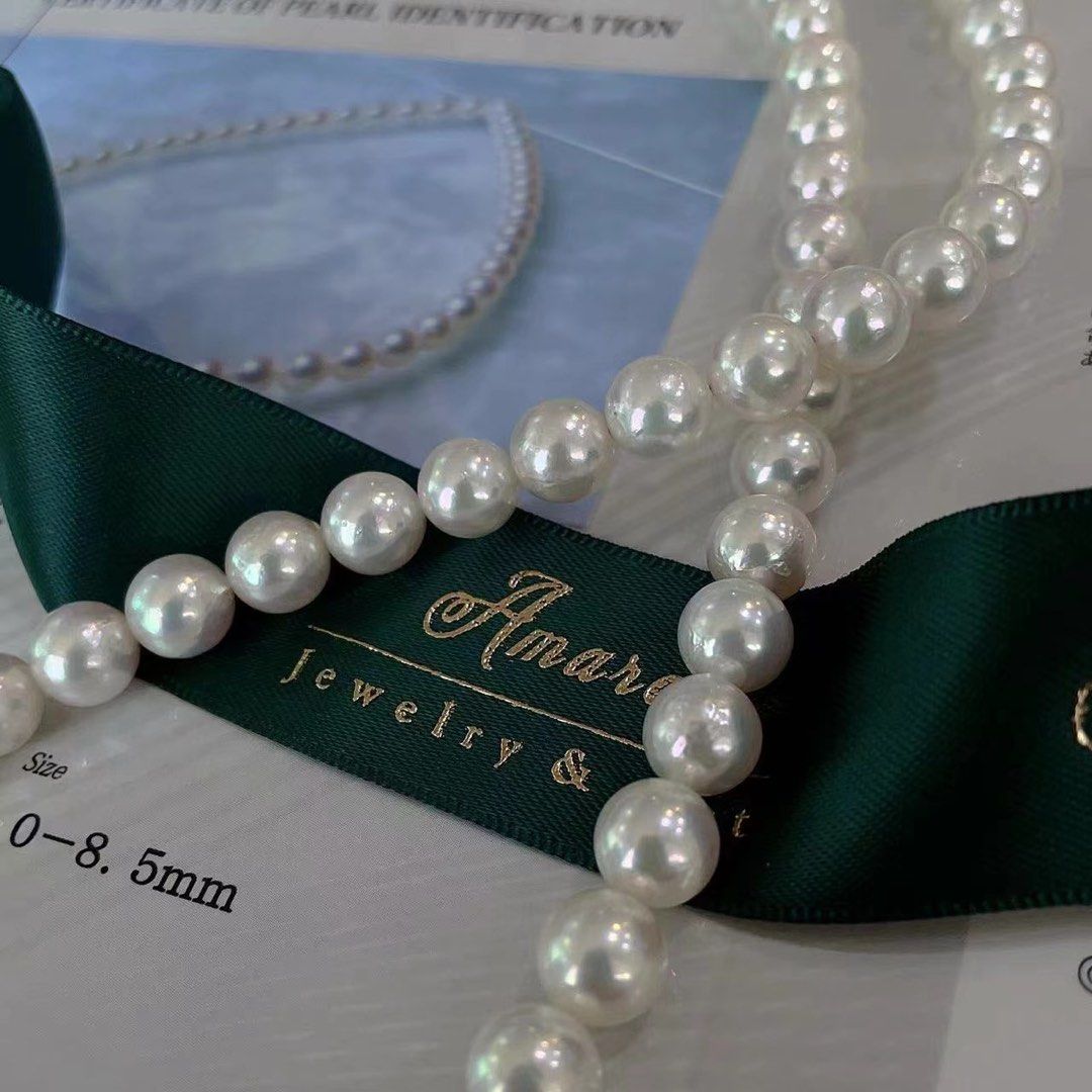 k14WG パール真珠ネックレス難あり