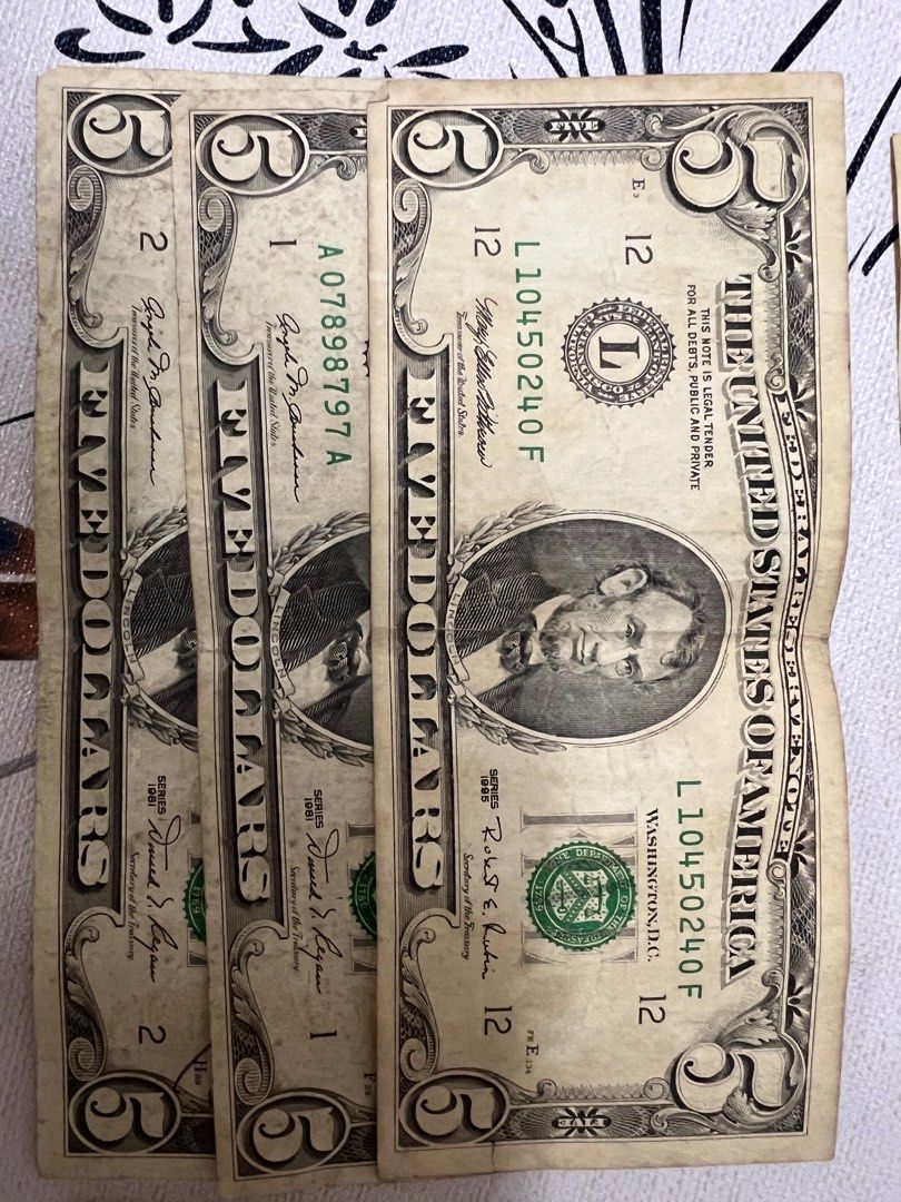 舊版美元, 興趣及遊戲, 收藏品及紀念品, 錢幣- Carousell