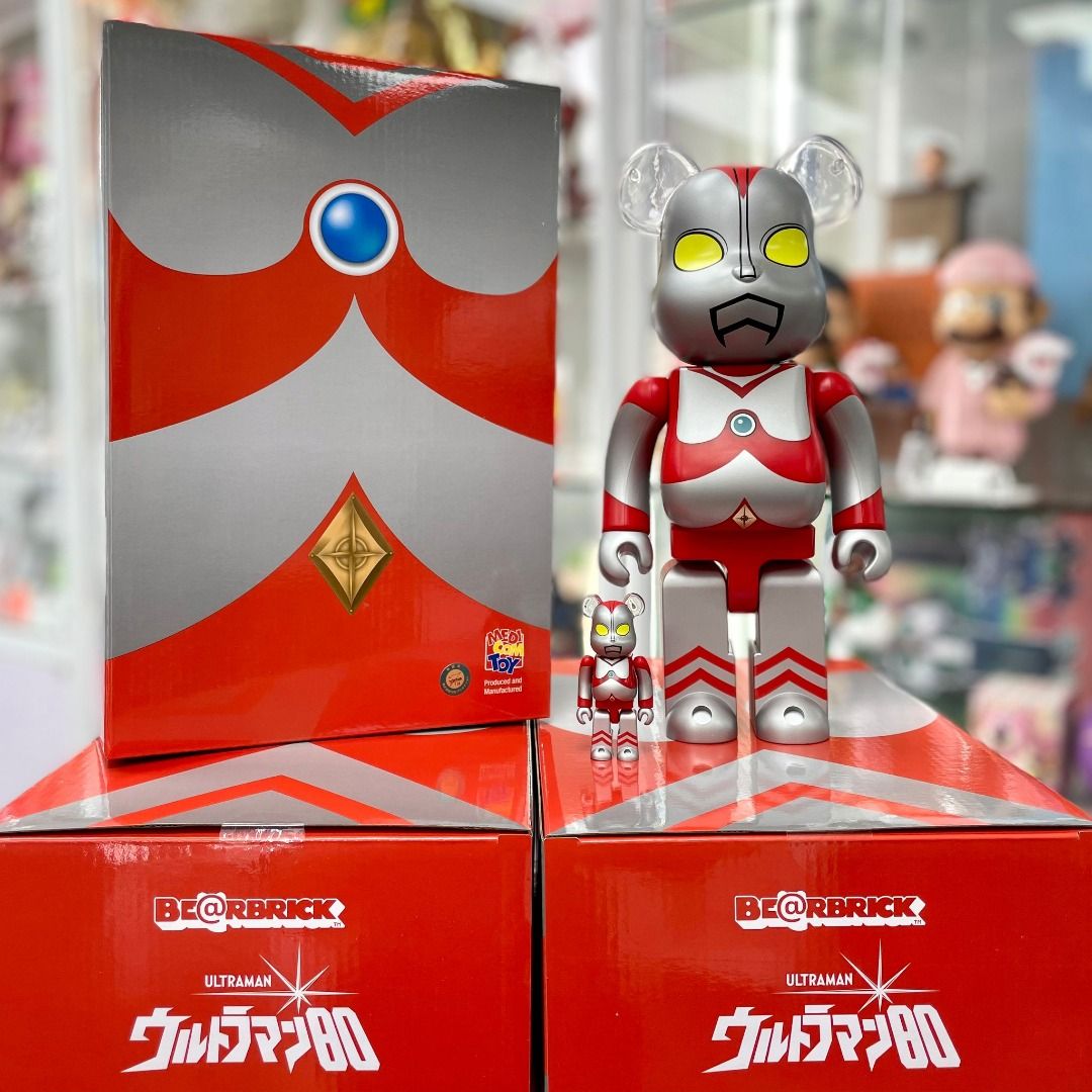 全品送料無料】 BE@RBRICK ultraman 400％ & 100％ ウルトラマン80