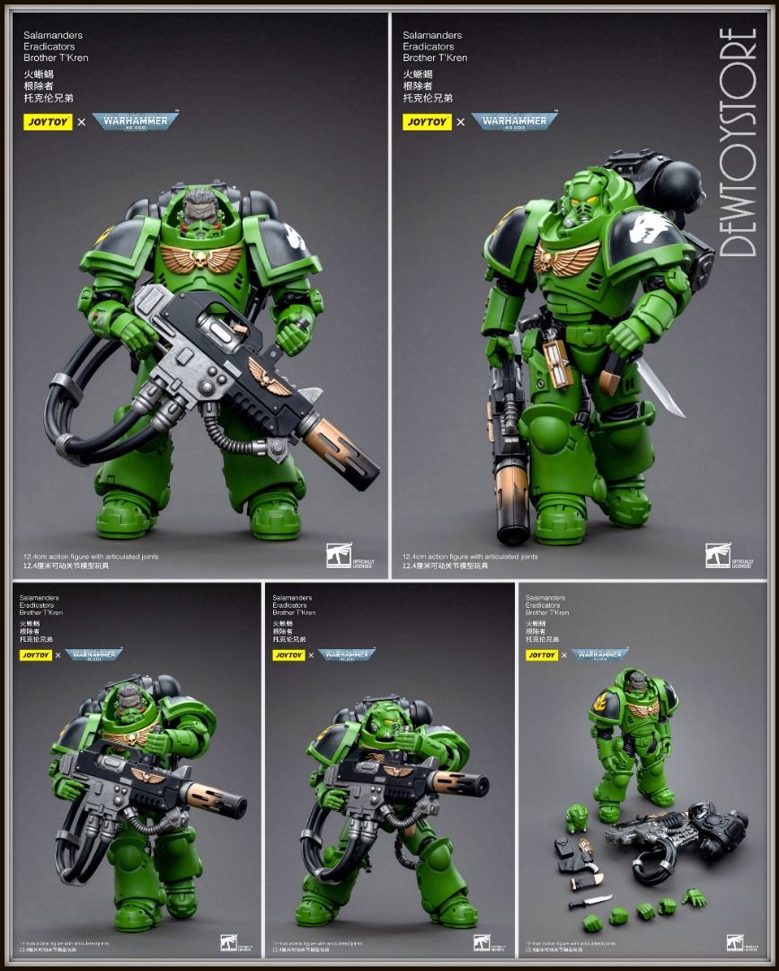 In stock] JOYTOY Warhammer 40K Salamanders Eradicators Brother T'Kren