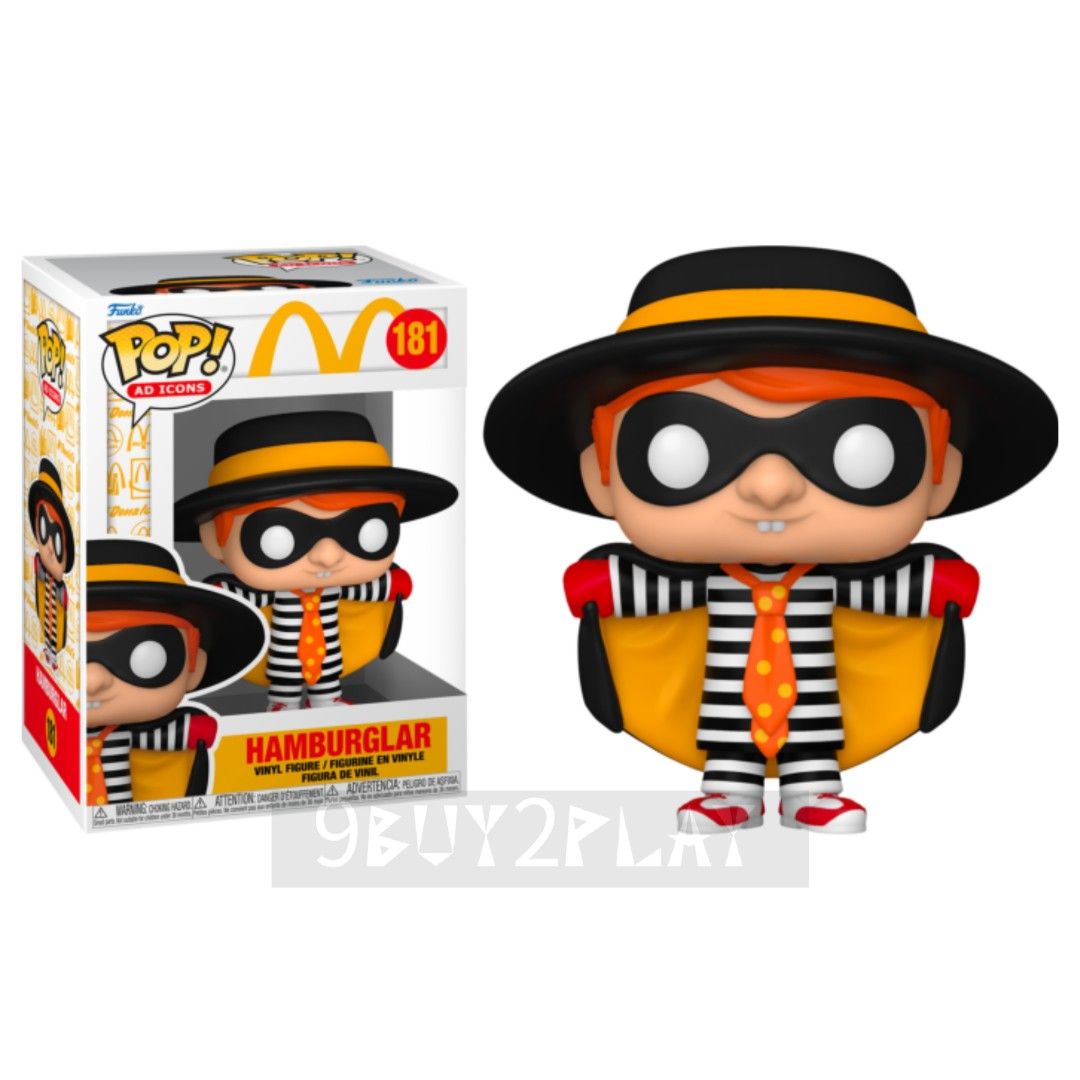 「長期接受訂購」 Funko pop Ad Icons McDonald Hamburglar Retro Chunk E. Cheese ...