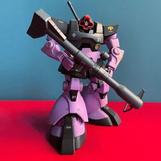 [[ Gundam 機動戰士]] 大魔 MS-09 DOM MG (Master Grade)  上色完成件 模型 Finish Paint Model Kit 高達 Mobile Suit 黑色三連星 BANDAI Action 舊版 可動 跟盒