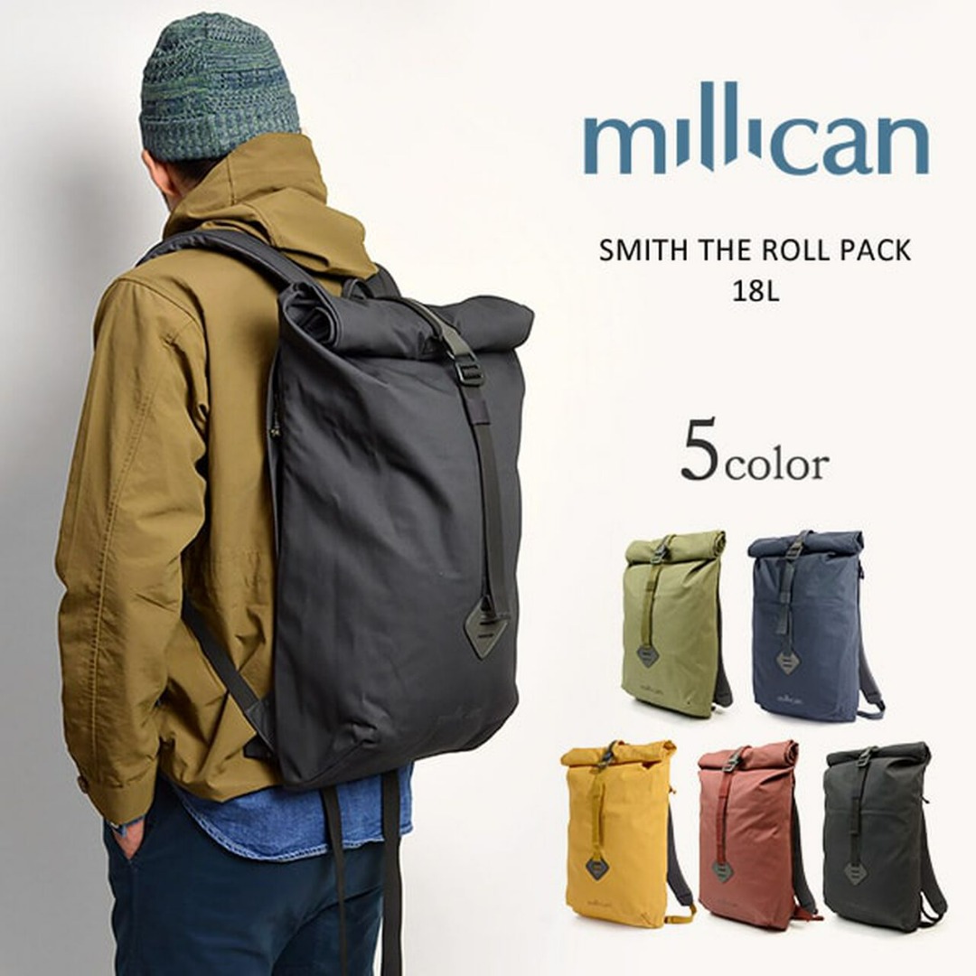 英國品牌 Millican Smith The Roll Pack 15L/18L 背包 背囊 電腦袋 返工 BACKPACK 日用袋, 男裝 ...