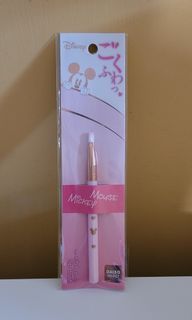 迪士尼 x 大創 粉紅色唇掃 米奇老鼠心心圖案 disney x daiso mickey mouse pink lip brush