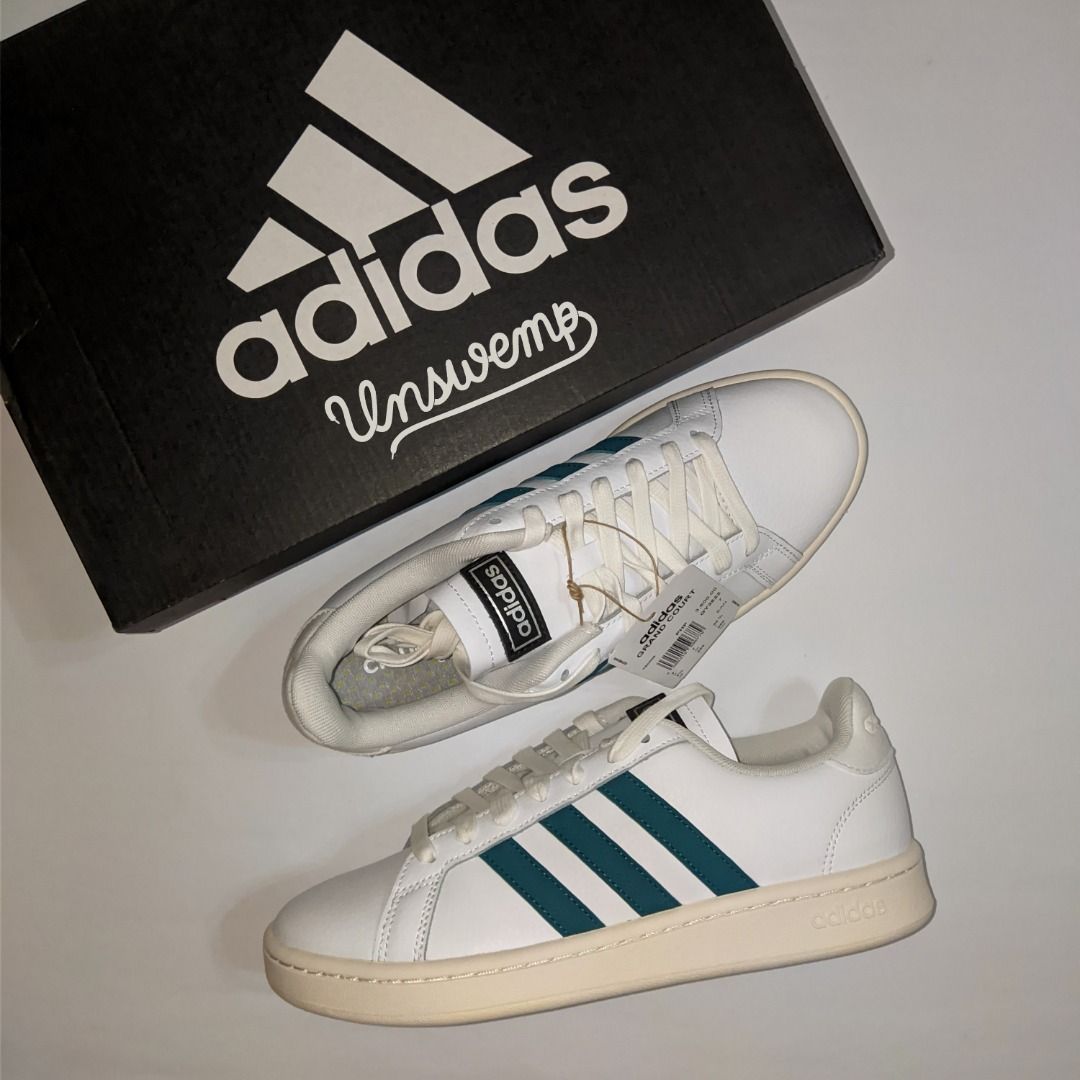 adidas grand court shoes women's cloud white cloud white 6
