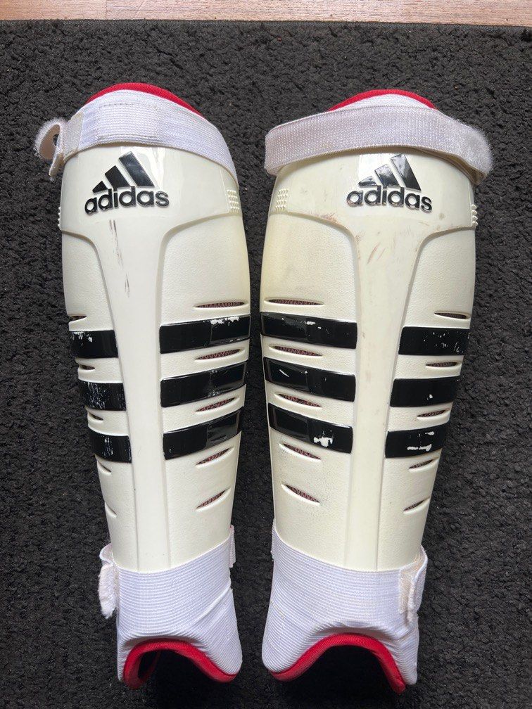 Adidas Hockey Shin Guards, Sports Equipment, Sports & Games, Racket