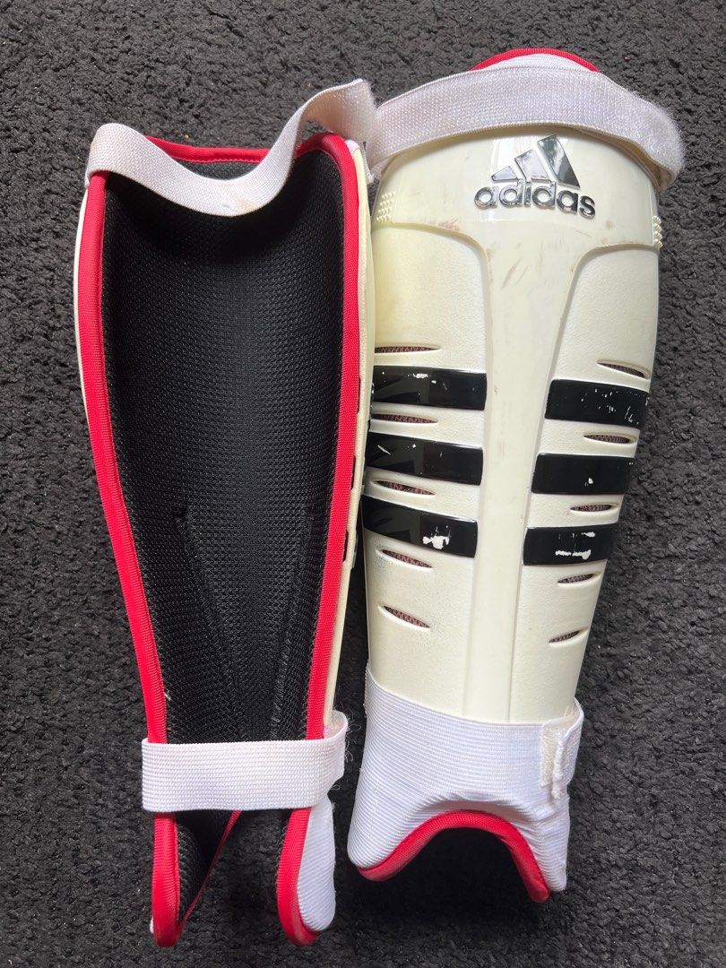 Adidas Hockey Shin Guards Sports Equipment Sports Games Racket Ball Sports on Carousell