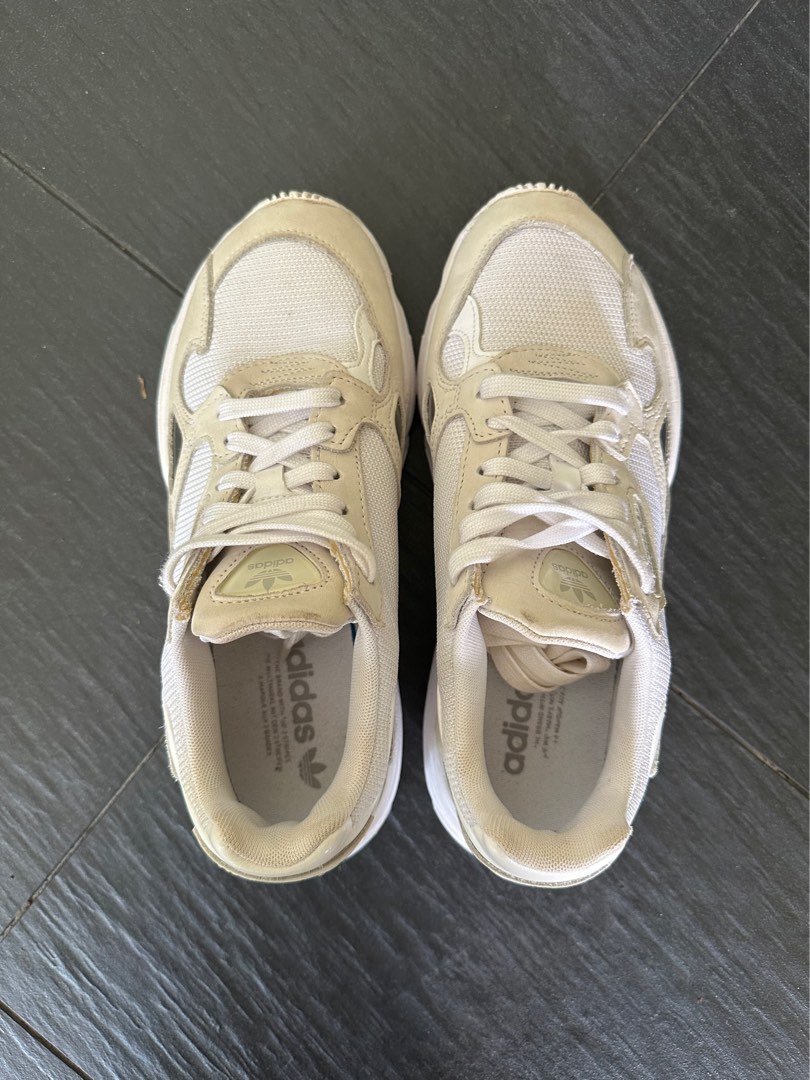 White adidas falcon shoes store
