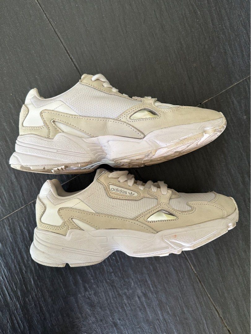 adidas white falcon shoes