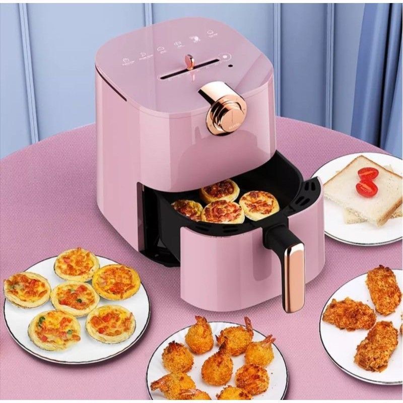 AIR FRYER MONDA 4.8L PINK, TV & Home Appliances, Kitchen Appliances