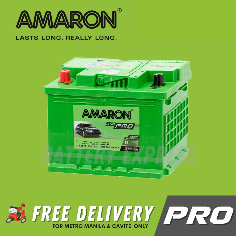 AMARON PRO DIN55 / DIN60 BATTERY Free delivery & Install sizes DIN45 DIN60 DIN74 DIN80 DIN100