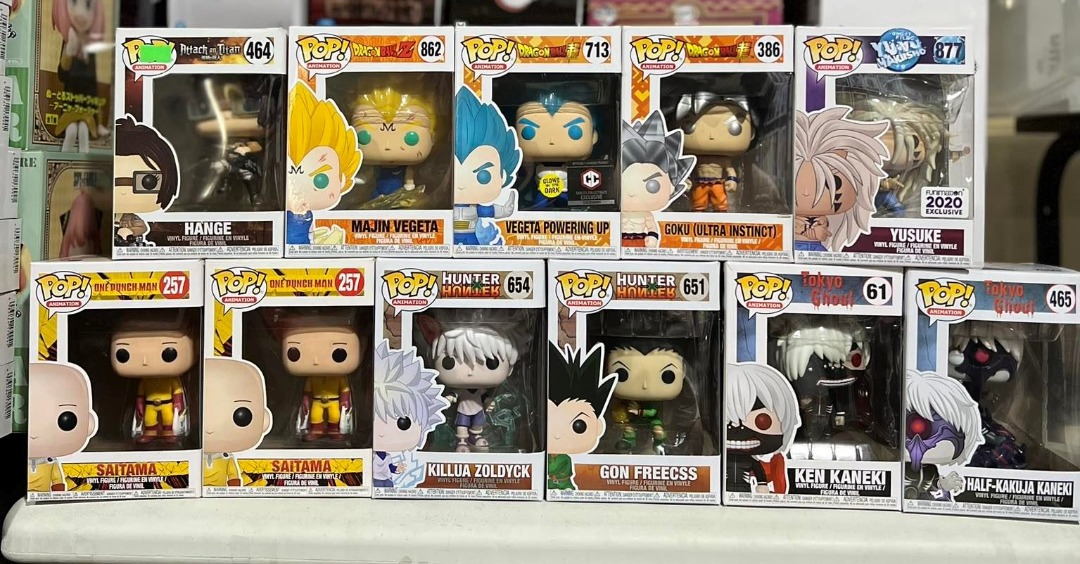 Anime Funko Lot Sale (Dragonball Z, Attack on Titan, Yuyu Hakusho ...