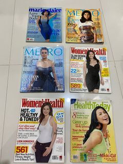 Assorted Magazines/  health magazines/  Metro Magazines
