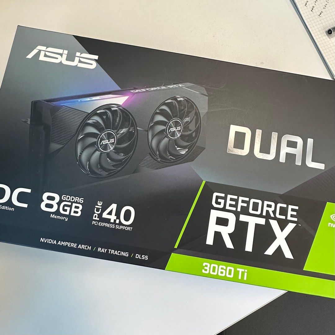 ASUS DUAL 8GB RTX3060ti, 電腦＆科技, 桌上電腦- Carousell