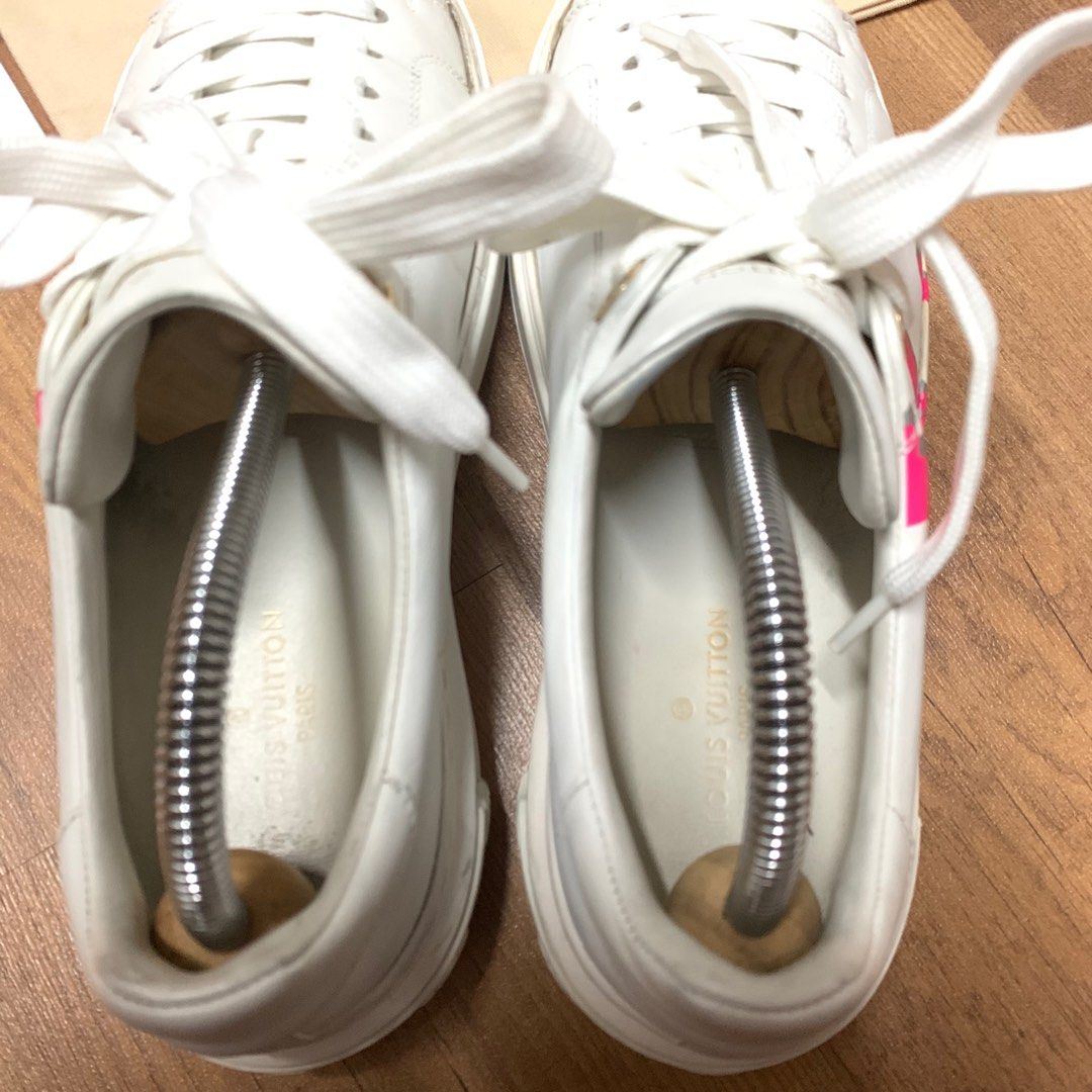 lv time out sneaker pink