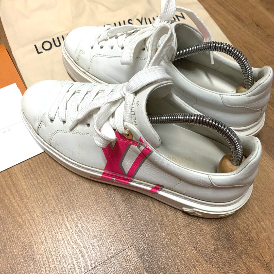 Louis Vuitton Silver Sneakers, Luxury, Sneakers & Footwear on Carousell
