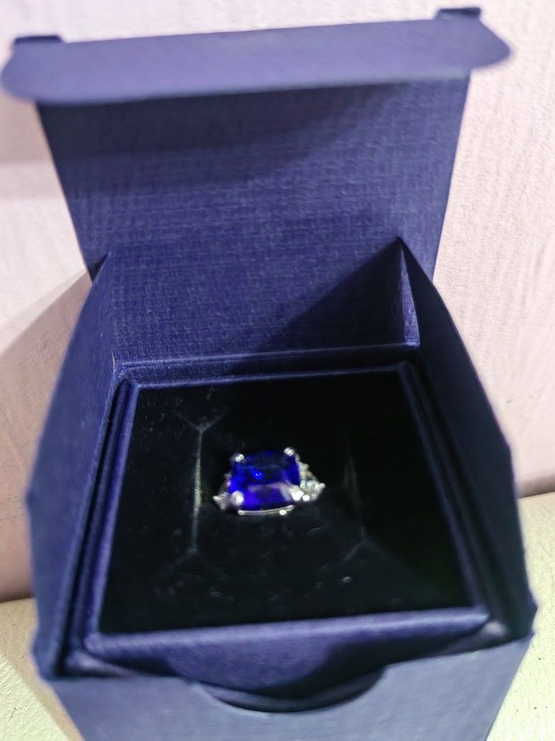 Swarovski sapphire ring on sale