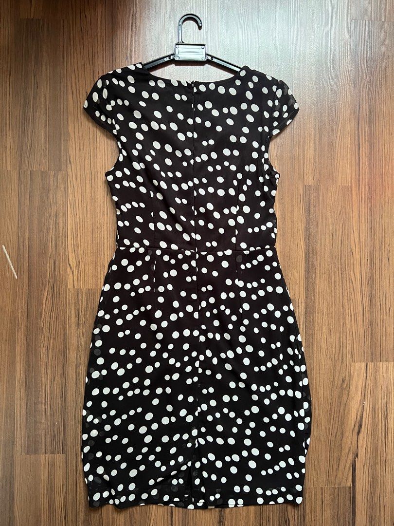 AX Paris Blue polka dot dress