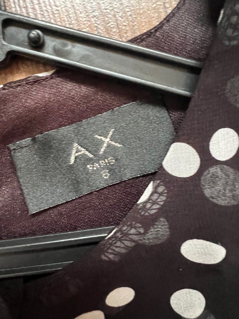 Ax paris blue polka dot deals dress