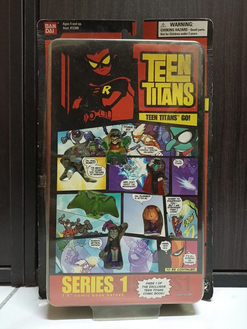 Bandai teen titans 1.5 inch figure comic book heroes series 1, Hobbies ...