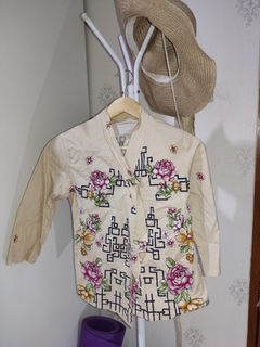 Batik coklat krem
