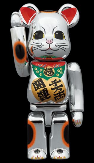 Bearbrick 招財貓開運千萬兩銀400+100%, 興趣及遊戲, 玩具& 遊戲類