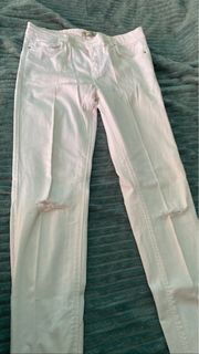 Bershka White Jeans