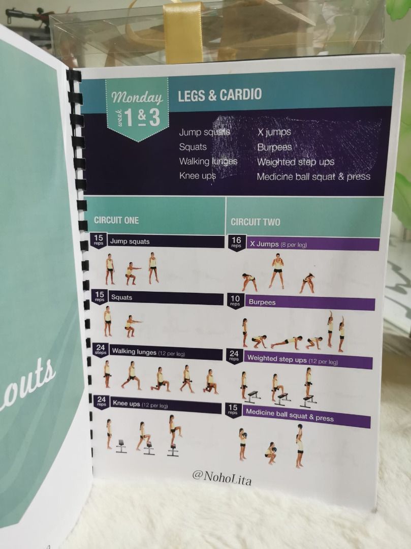 BIKINI BODY GUIDE WORKOUTS EXERCISE TRAINING PLAN BY KAYLA ITSINES