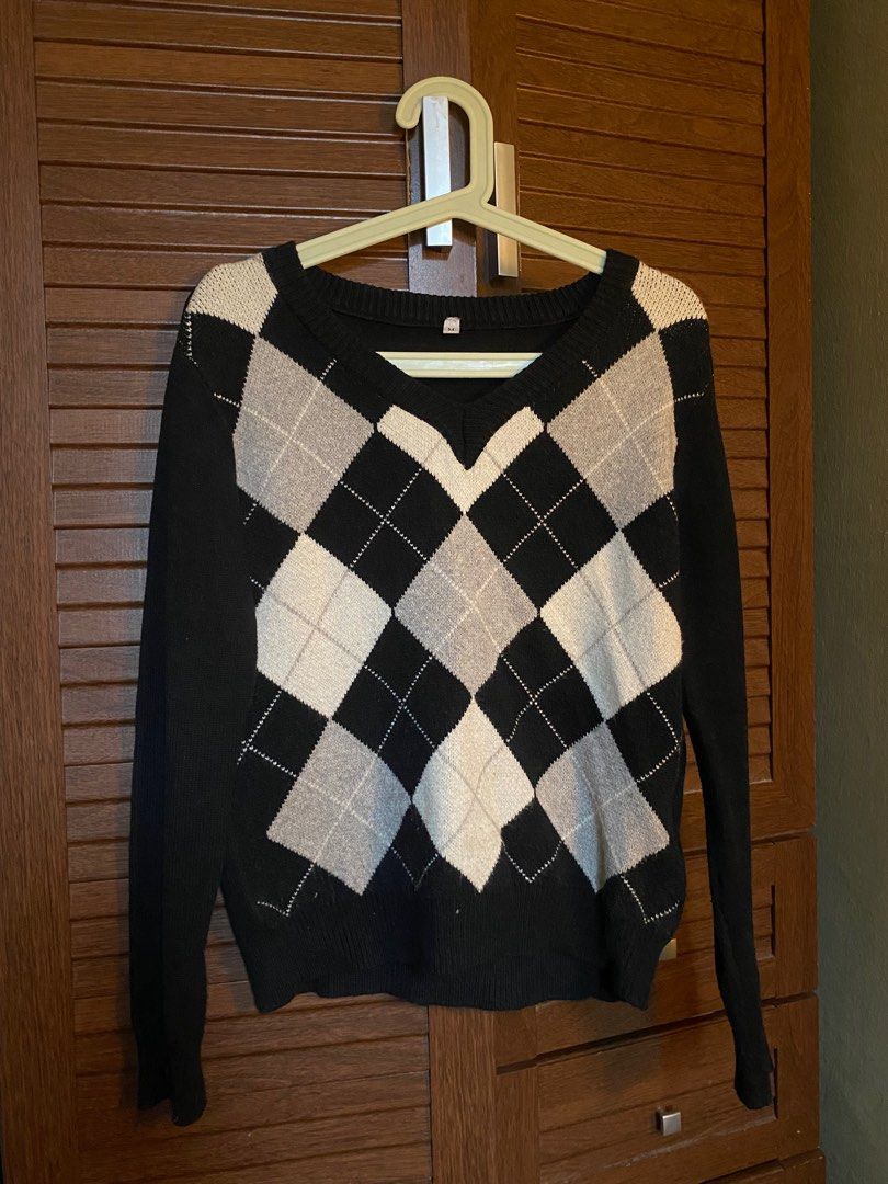 Light Academia Argyle Sweater Vest – Litlookz Studio