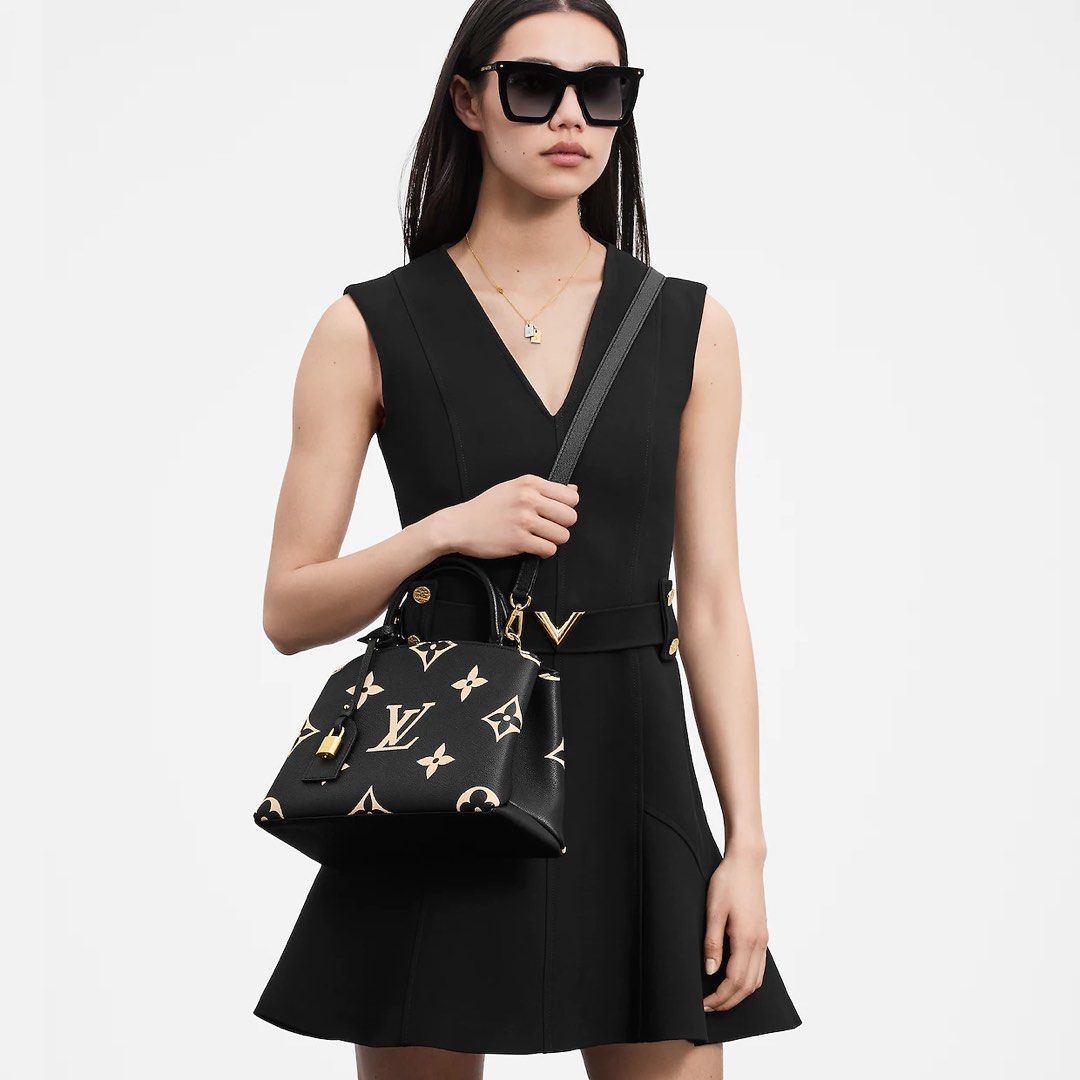 Louis Vuitton Petit Palais Black Monogram Empreinte