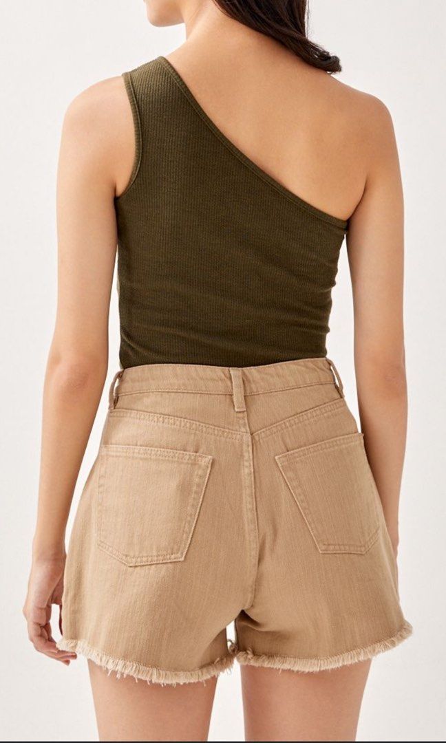 BNWT LB Blair Fringe Hem Denim Shorts, Women's Fashion, Bottoms, Shorts on  Carousell