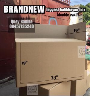 Brandnew Biggest Balikbayan Box