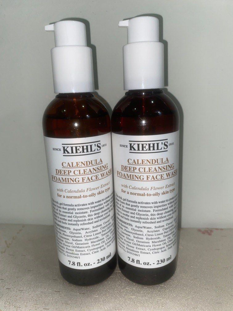 Calendula deep cleansing foaming facial wash, Beauty & Personal Care ...