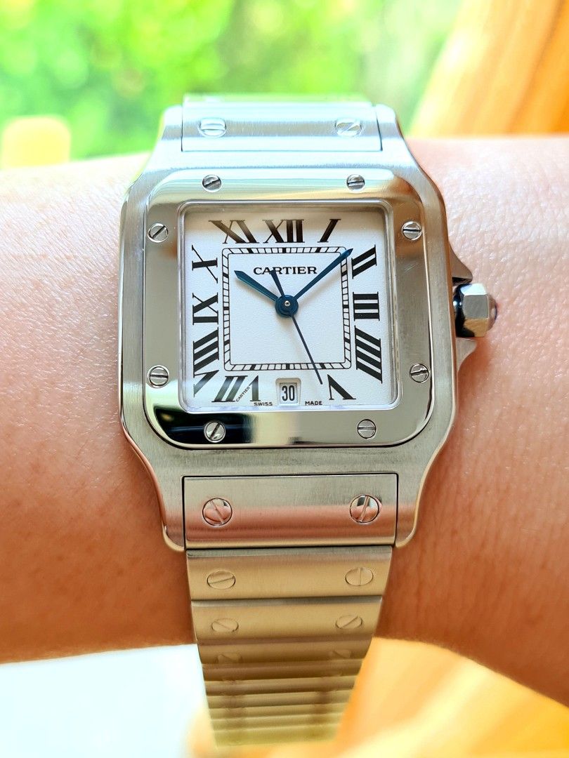 Cartier santos galbee sizes store