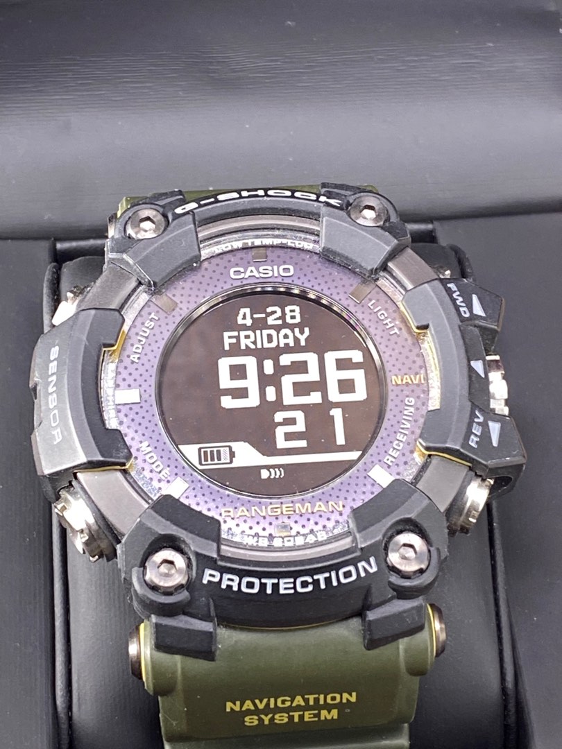 Casio G Shock Rangeman Ref. M-GPRB1000-1B Watch Full Set, 男裝