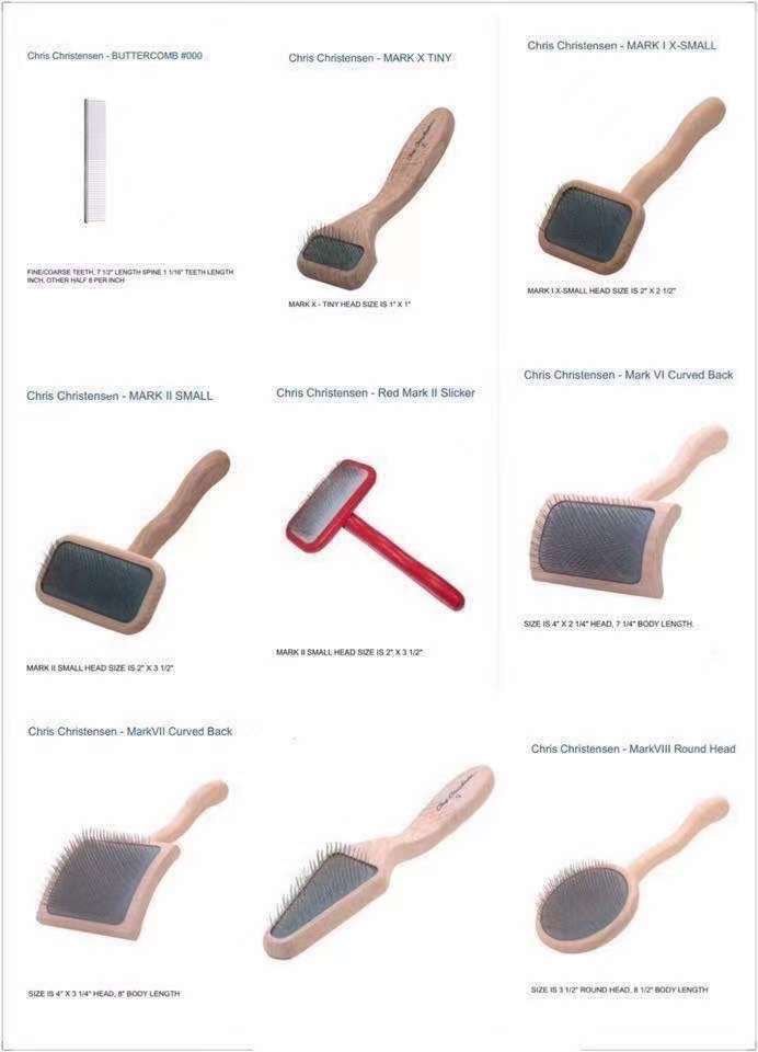 德國全人手制造CC梳 Chris Christensen Brush, 寵物用品, 寵物健康與美容 - Carousell